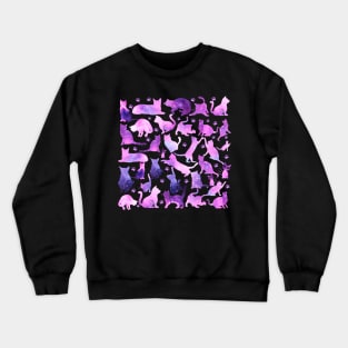 Cat pattern Crewneck Sweatshirt